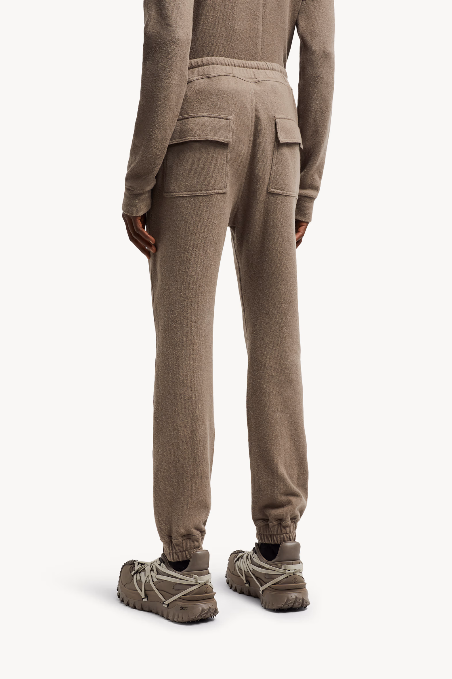 Pantalones deportivos de algodón Moncler + Rick Owens De Género Neutro Marrón Grisáceo Moncler 5